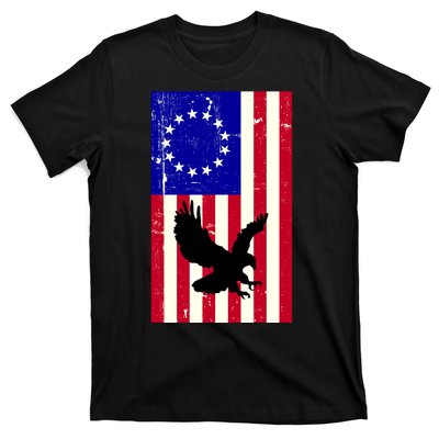 Betsy Ross 4th Of July American Flag T-Shirt