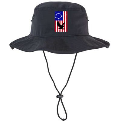 Betsy Ross 4th Of July American Flag Bucket Hat