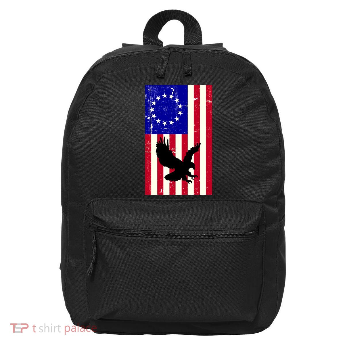 Betsy Ross 4th Of July American Flag 16 in Basic Backpack