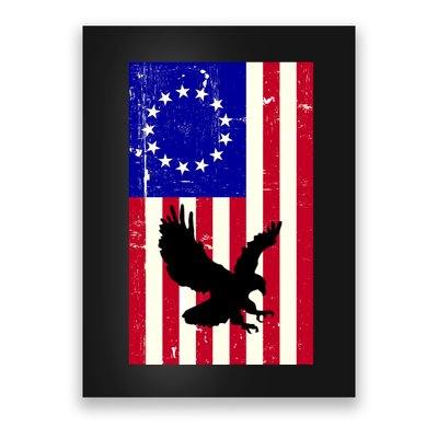 Betsy Ross 4th Of July American Flag Poster