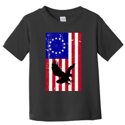 Betsy Ross 4th Of July American Flag Toddler T-Shirt