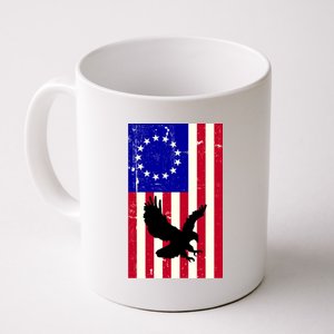 Betsy Ross 4th Of July American Flag Coffee Mug