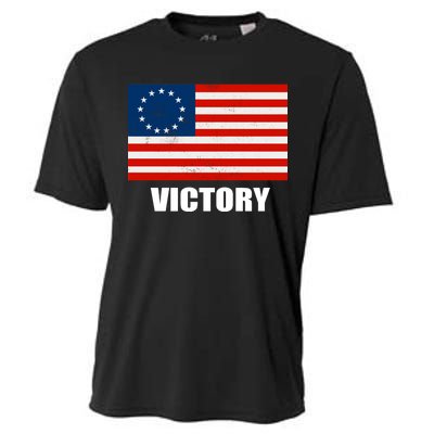 Betsy Ross American Victory Flag Cooling Performance Crew T-Shirt