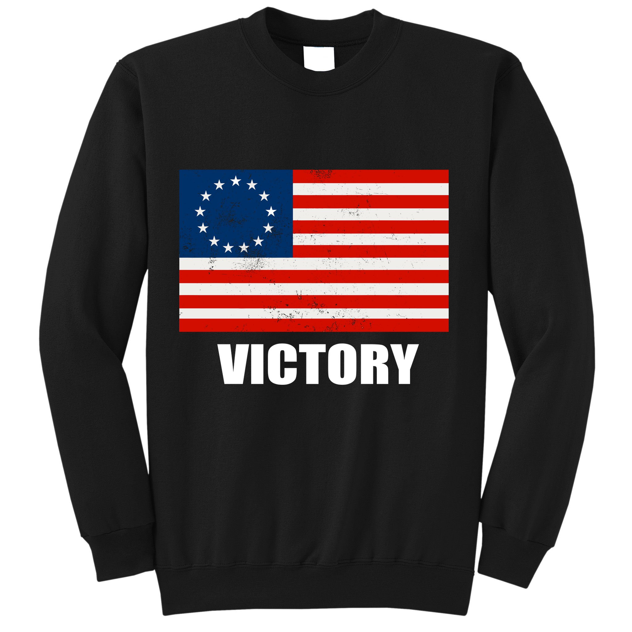 Betsy Ross American Victory Flag Sweatshirt