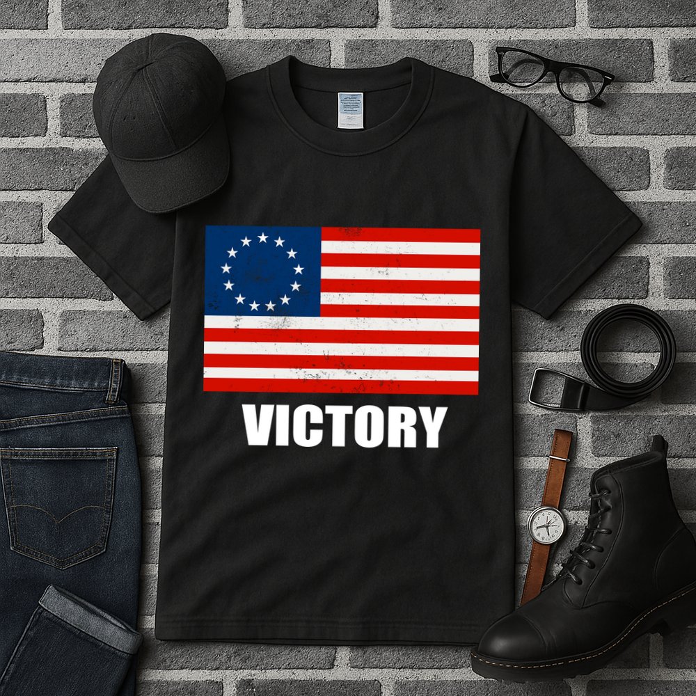 Betsy Ross American Victory Flag Tall T-Shirt