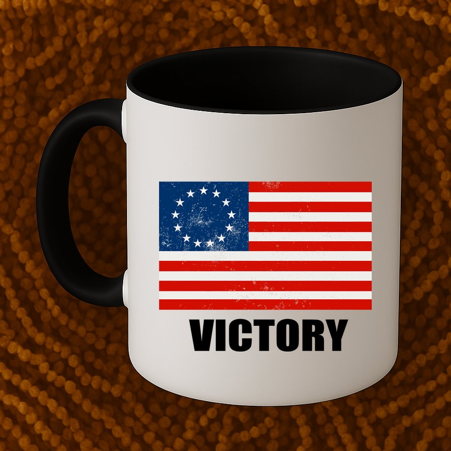 Betsy Ross American Victory Flag Mug