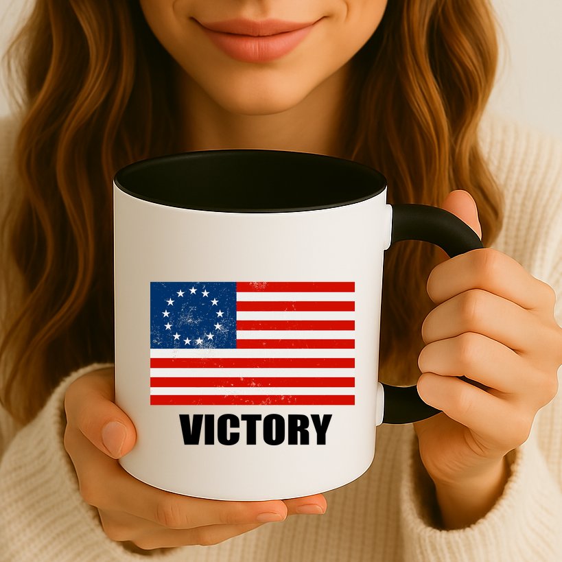 Betsy Ross American Victory Flag Mug