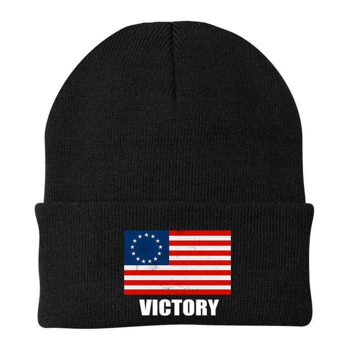 Betsy Ross American Victory Flag Beanie