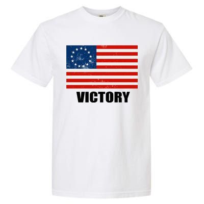 Betsy Ross American Victory Flag Garment-Dyed Heavyweight T-Shirt