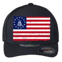 Betsy Ross Don't Tread On Me Flag Flexfit Unipanel Trucker Cap