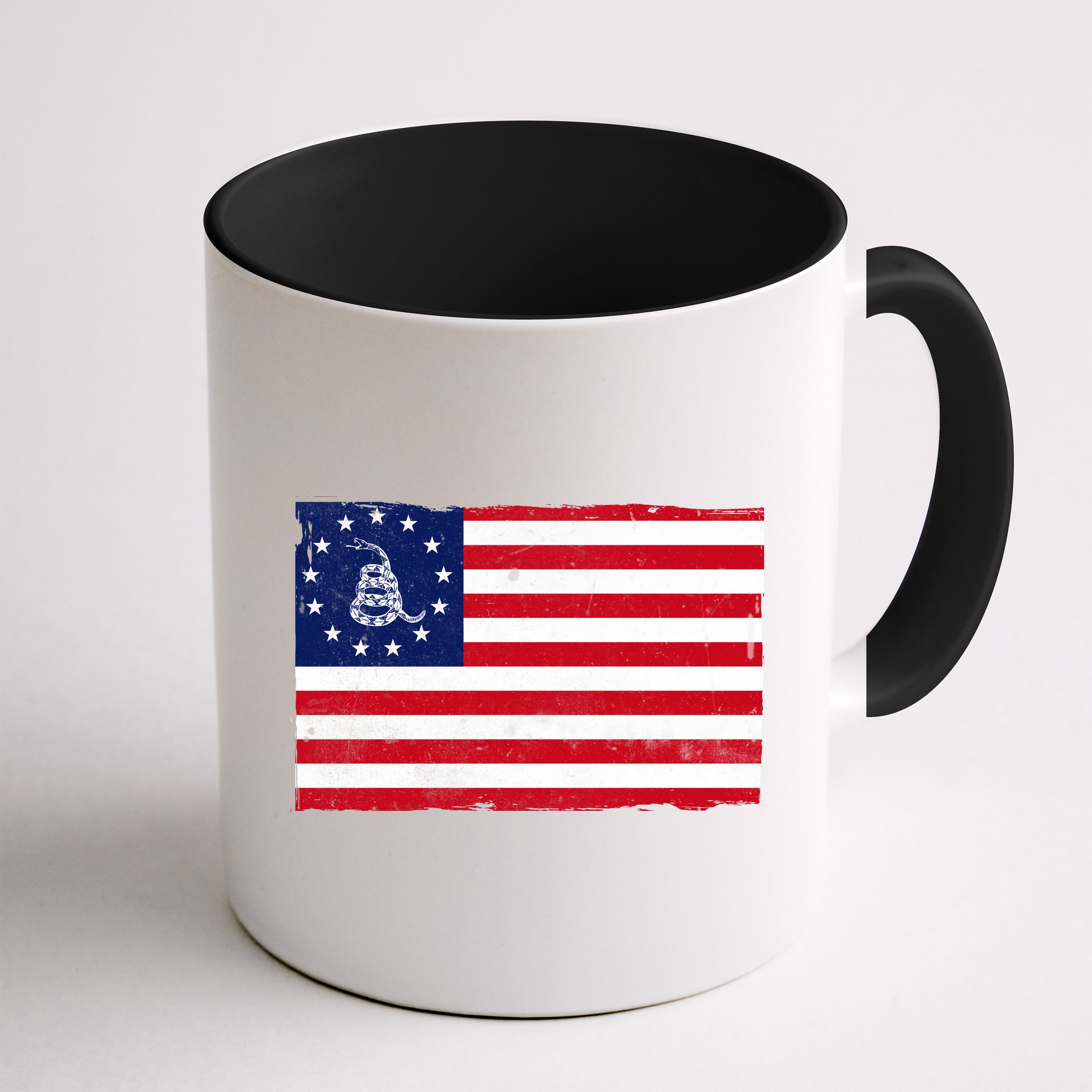 Betsy Ross Don't Tread On Me Flag Mug