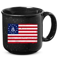 Betsy Ross Don't Tread On Me Flag 15oz Campfire Ceramic Mug