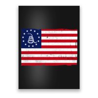 Betsy Ross Don't Tread On Me Flag Poster