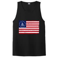 Betsy Ross Don't Tread On Me Flag PosiCharge Competitor Tank