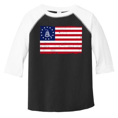 Betsy Ross Don't Tread On Me Flag Toddler Fine Jersey T-Shirt
