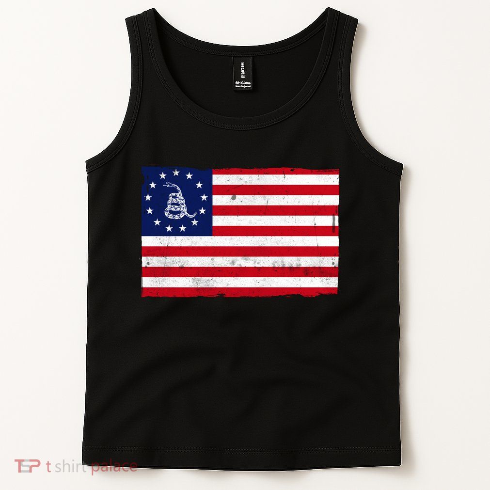 Betsy Ross Don't Tread On Me Flag Tank Top