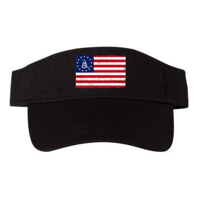 Betsy Ross Don't Tread On Me Flag Valucap Bio-Washed Visor