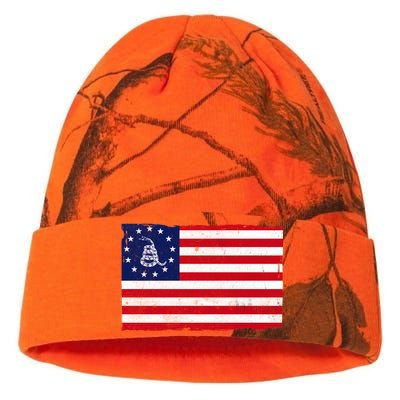 Betsy Ross Don't Tread On Me Flag Kati Licensed 12" Camo Beanie