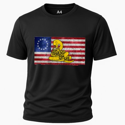 Betsy Ross Don't Trend On Me Snake Performance Shirt
