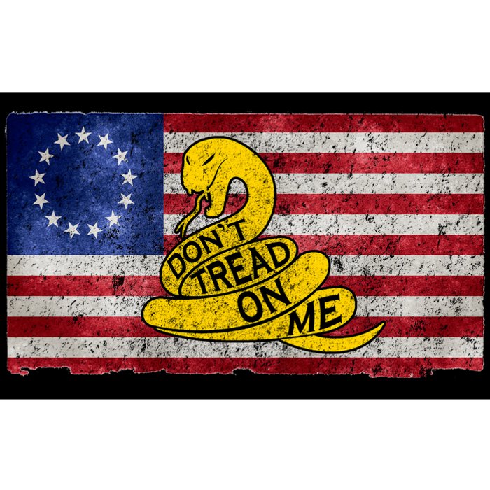 Betsy Ross Don't Trend On Me Snake Bumper Sticker