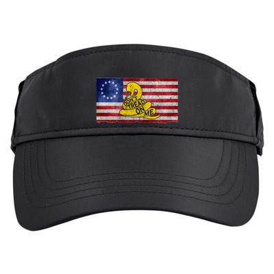 Betsy Ross Don't Trend On Me Snake Adult Drive Performance Visor