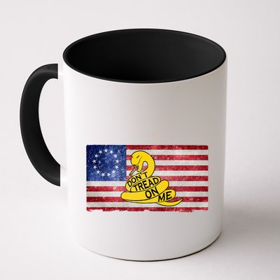 Betsy Ross Don't Trend On Me Snake Mug