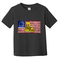 Betsy Ross Don't Trend On Me Snake Toddler T-Shirt