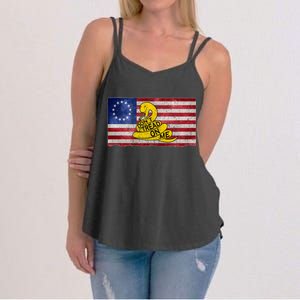 Betsy Ross Don't Trend On Me Snake Women's Strappy Tank