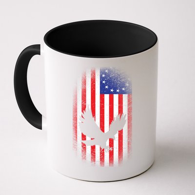 Betsy Ross Flag 13 Colonies Bald Eagle Mug