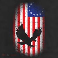 Betsy Ross Flag 13 Colonies Bald Eagle 25L Jumbo Tote
