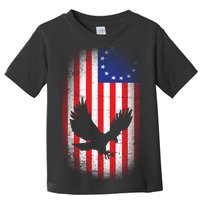 Betsy Ross Flag 13 Colonies Bald Eagle Toddler T-Shirt