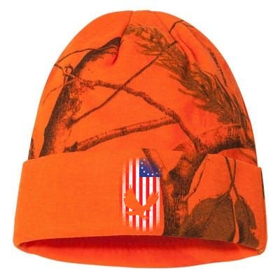 Betsy Ross Flag 13 Colonies Bald Eagle Kati Licensed 12" Camo Beanie