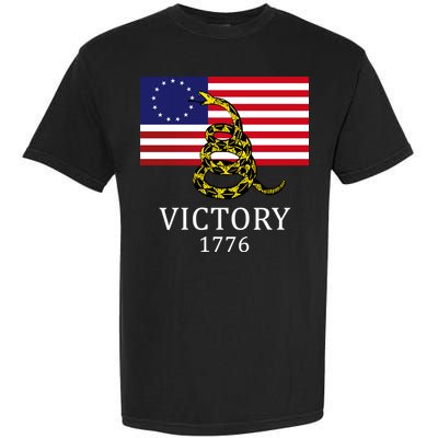 Betsy Ross Flag Don't Tread On Me 13 Colonies Garment-Dyed Heavyweight T-Shirt