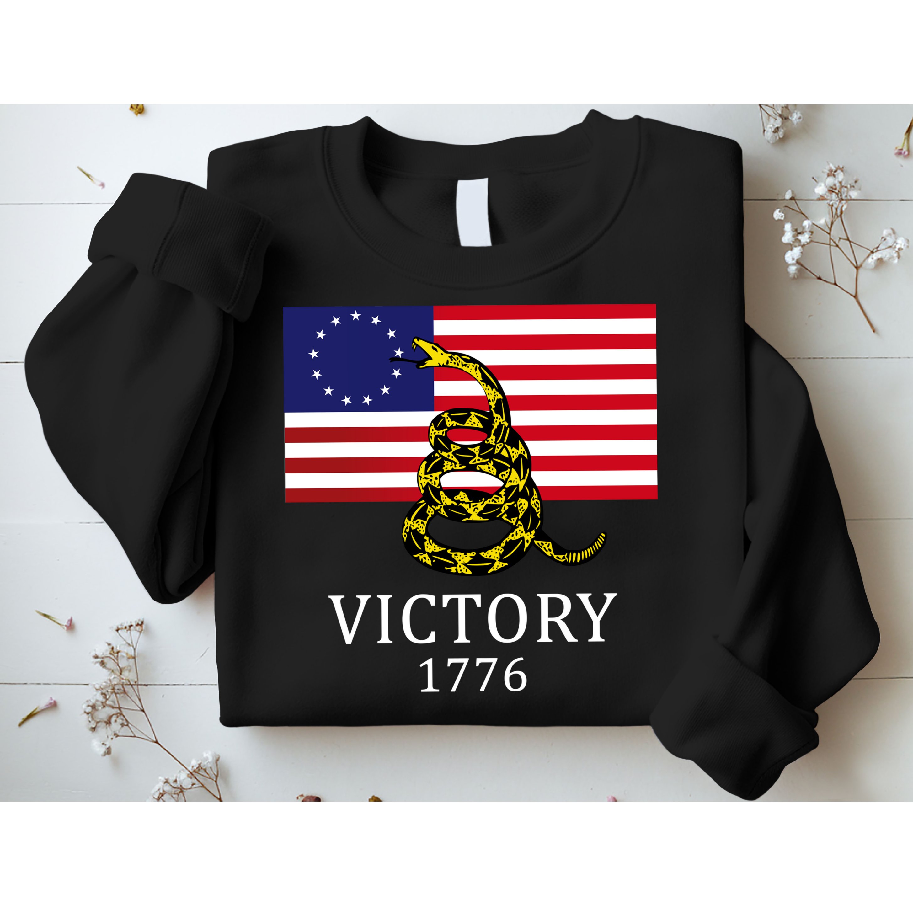 Betsy Ross Flag Don't Tread On Me 13 Colonies Sweatshirt