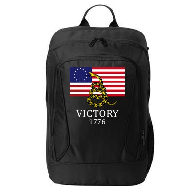 Betsy Ross Flag Don't Tread On Me 13 Colonies City Backpack