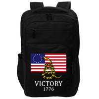 Betsy Ross Flag Don't Tread On Me 13 Colonies Impact Tech Backpack