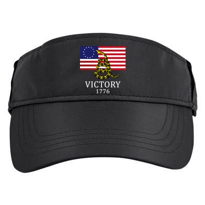 Betsy Ross Flag Don't Tread On Me 13 Colonies Adult Drive Performance Visor