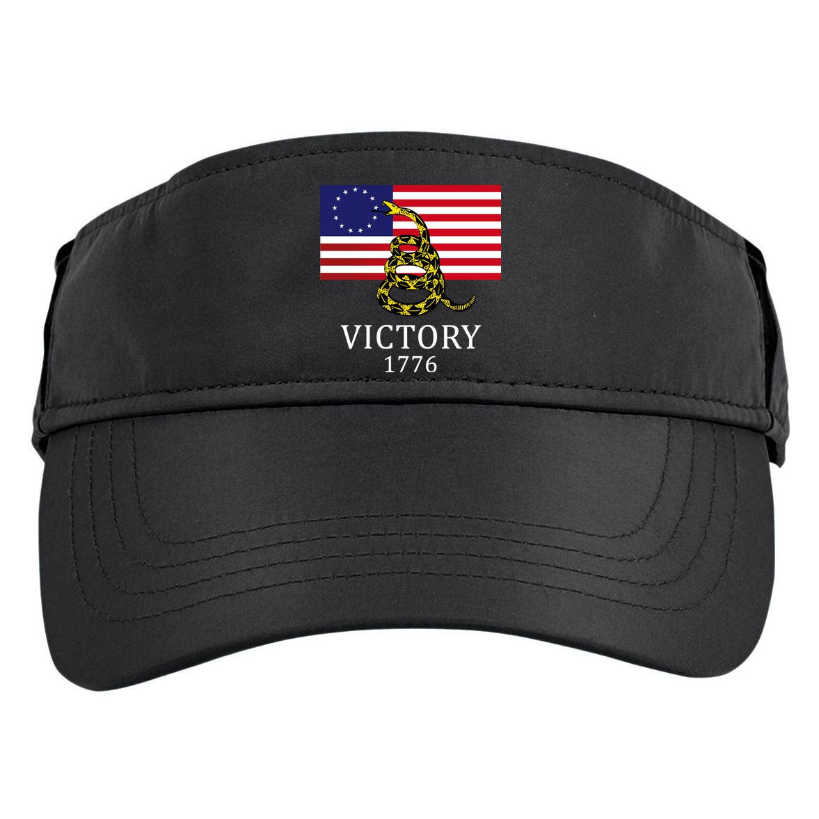 Betsy Ross Flag Don't Tread On Me 13 Colonies Adult Drive Performance Visor