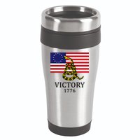 Betsy Ross Flag Don't Tread On Me 13 Colonies 16oz Travel Tumbler