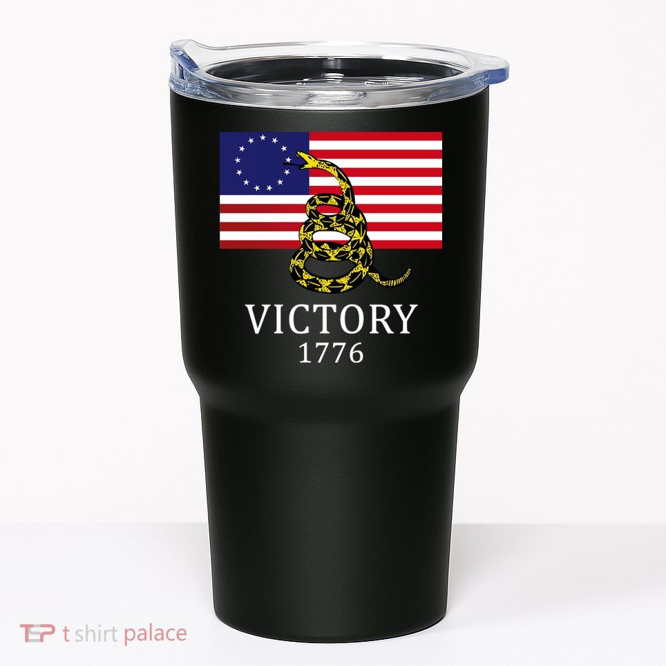 Betsy Ross Flag Don't Tread On Me 13 Colonies Tumbler