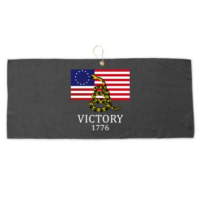 Betsy Ross Flag Don't Tread On Me 13 Colonies Large Microfiber Waffle Golf Towel