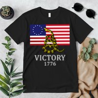 Betsy Ross Flag Don't Tread On Me 13 Colonies Premium T-Shirt