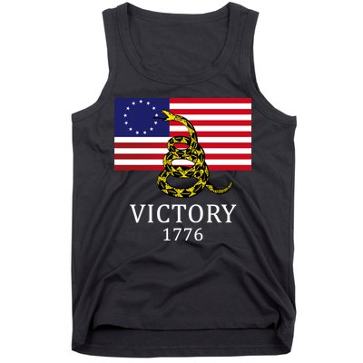 Betsy Ross Flag Don't Tread On Me 13 Colonies Tank Top