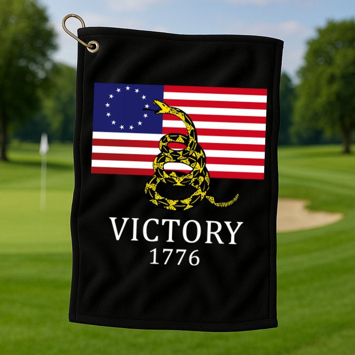 Betsy Ross Flag Don't Tread On Me 13 Colonies Golf Towel