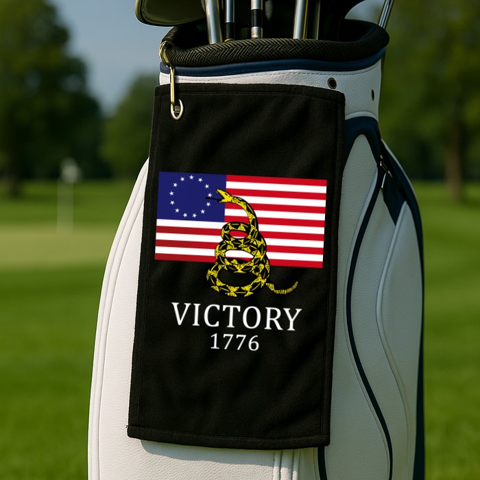 Betsy Ross Flag Don't Tread On Me 13 Colonies Golf Towel
