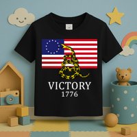 Betsy Ross Flag Don't Tread On Me 13 Colonies Toddler T-Shirt