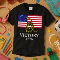 Betsy Ross Flag Don't Tread On Me 13 Colonies Kids T-Shirt