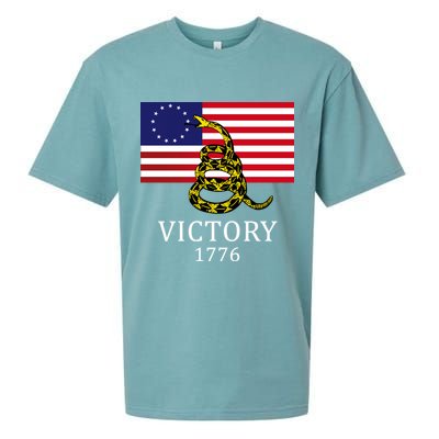 Betsy Ross Flag Don't Tread On Me 13 Colonies Sueded Cloud Jersey T-Shirt