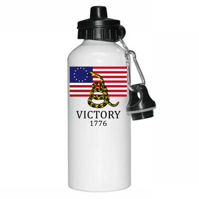 Betsy Ross Flag Don't Tread On Me 13 Colonies Aluminum Water Bottle 