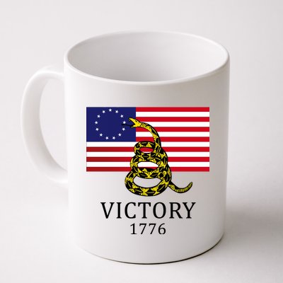 Betsy Ross Flag Don't Tread On Me 13 Colonies Coffee Mug